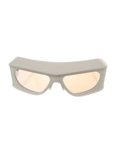 Pre-owned Gentle Monster X Coperni Shield Sunglasses In Silver/white
