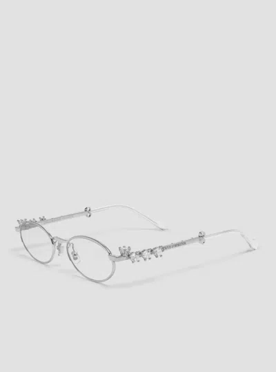 Pre-owned Gentle Monster X D'heygere Pierced 02 Silver/ Genuine / Express