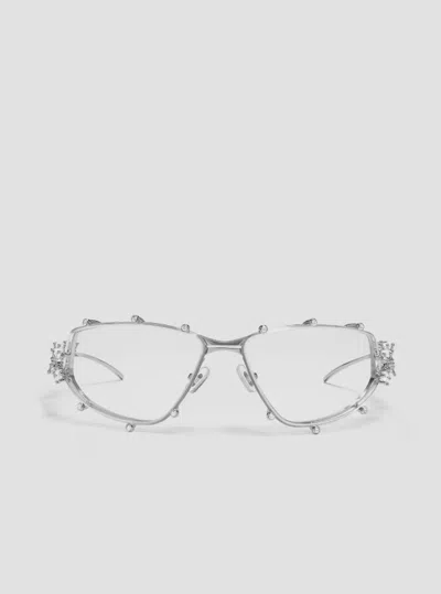 Pre-owned Gentle Monster X D'heygere Tiara 02 Silver / Genuine / Express