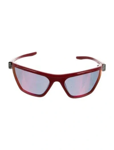 Pre-owned Gentle Monster X Hood By Air Antagonist Shield Sunglasses In Red