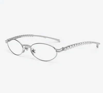 Pre-owned Gentle Monster X Jennie Jentle Salon Barrette 02 Silver Metal Clear /fedex