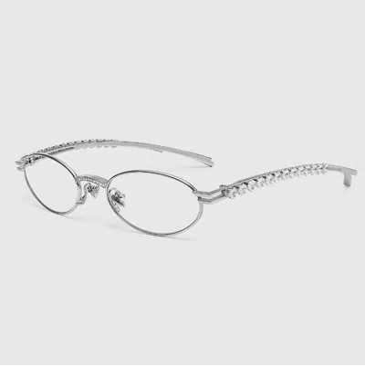 Pre-owned Gentle Monster X Jennie Jentle Salon Barrette 02 Silver Metal Clear ⭐tracking⭐