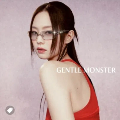 Pre-owned Gentle Monster X Jennie Jentle Salon Glitter 02 Silver Metal Brown Gradient