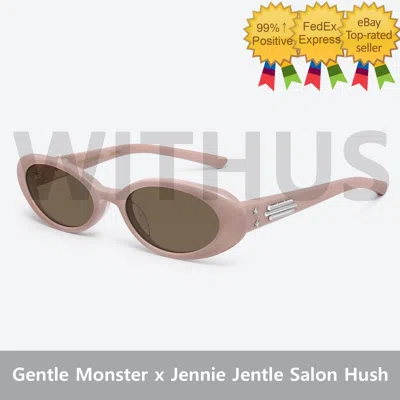 Pre-owned Gentle Monster X Jennie Jentle Salon Hush P7 Pink Brown / 100% Authentic