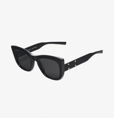 Pre-owned Gentle Monster X Maison Margiela Mm008 Black Black
