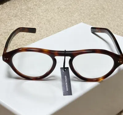Pre-owned Gentle Monster X Maison Margiela Mm112 Tortoiseshell Clear Mm112-l2 In Muticolor