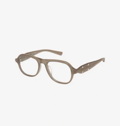 Pre-owned Gentle Monster X Maison Margiela Mm113 Brown Translucent Clear, S. Korea Genuine