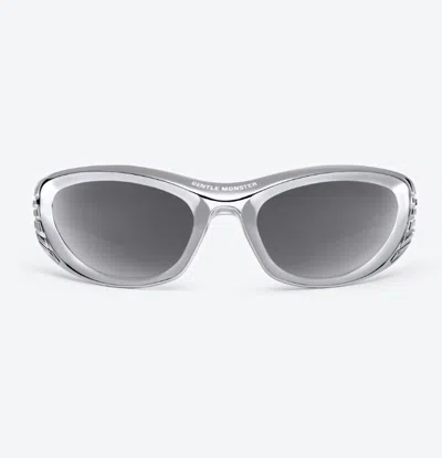 Pre-owned Gentle Monster X Mugler - Spiral 02 Cs1  100% Authentic Korea In Gray