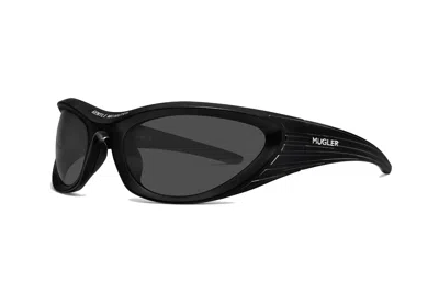 Pre-owned Gentle Monster X Mugler Spiral Sunglasses Black/grey (02 M01)