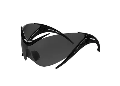 Pre-owned Gentle Monster X Mugler Spiral Sunglasses In Black/grey (01 M01)