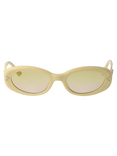 Gentle Monster Yellow Acetate Sunglasses
