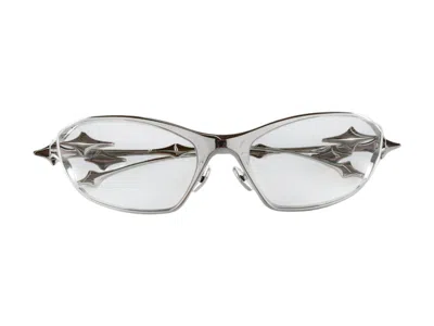 Pre-owned Gentle Monster Ytt 02 Glasses In Silver (ytt/02)