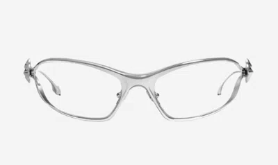 Pre-owned Gentle Monster Ytt 02 Silver Glasses / Express / Genuine
