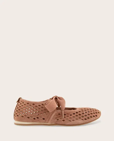 Gentle Souls Annalise Mary Jane Flat In Brown