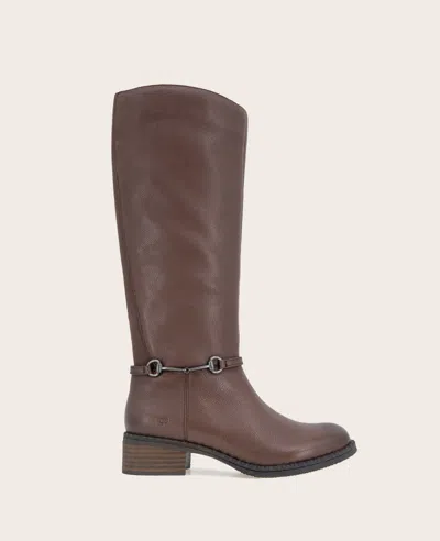 Gentle Souls Women's Barrett Tall Riding Boots In Chocolate Leather