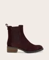 Gentle Souls - Best Suede Elastic Bootie In Burgundy
