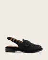 Gentle Souls - Caleb Raffia Slingback In Black Raffia