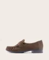 Gentle Souls Crew Woven Leather Loafer In Multi