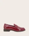 Gentle Souls Women's Cybil Loafer Flats In Rio Red Patent