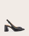 Gentle Souls Women's Diana Pointed-toe Slingback Pumps In Black Leather