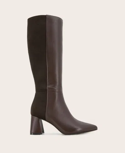 Gentle Souls Dionne 50/50 Boots In Chocolate Leather