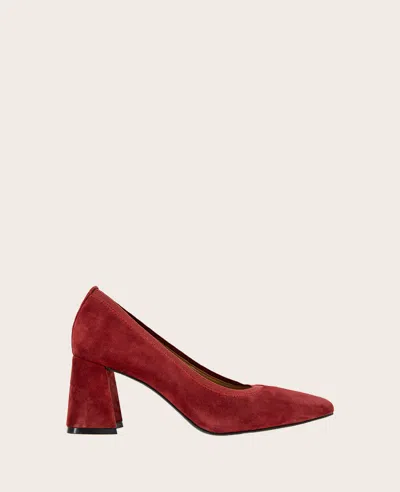 Gentle Souls - Dionne Suede Heel In Burnt Red Suede