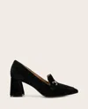 Gentle Souls Dionne Pointed Toe Bit Loafer Pump In Black