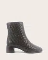 Gentle Souls - Elodie Leather Woven Side Zip Boot In Multi