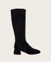 Gentle Souls Women's Emily Stretch Boots In Black Suede