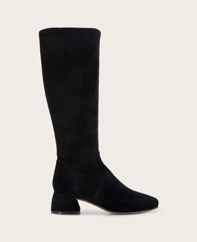 Gentle Souls - Emily Micro Suede Stretch Boot With Wide Calf In Black