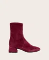 Gentle Souls Emily Bootie In Burgundy Suede