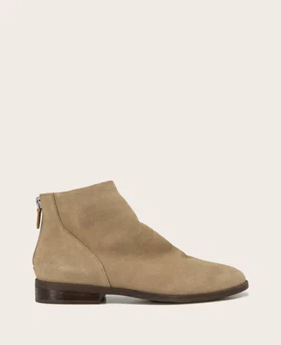 Gentle Souls - Emma Suede Zip Bootie In Brown