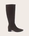 Gentle Souls - Gallway Micro Suede Tall Stretch Boot In Brown