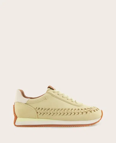 Gentle Souls Jolena Woven Detail Sneaker In Neutral