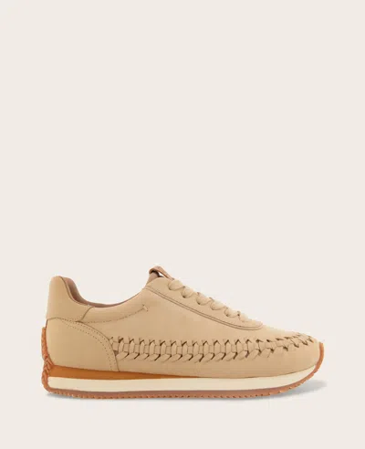 Gentle Souls Jolena Woven Detail Sneaker In Nude