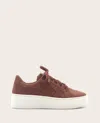 Gentle Souls - Kindy Nubuck Woven Sneaker In Brown