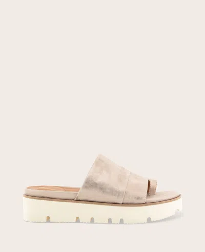Gentle Souls - Lavern Metallic Lightweight Platform Slip-on In Multi