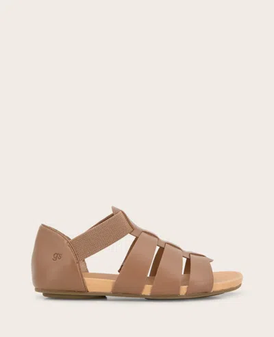 Gentle Souls - Lennon Leather Fisherman Sandal In Brown