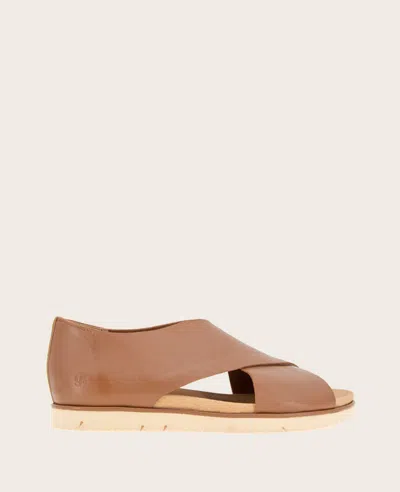 Gentle Souls - Leslie X Band Leather Tread Sole Sandal In Luggage Leather