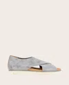 Gentle Souls - Leslie X Band Metallic Tread Sole Sandal In Silver Leather