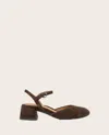 Gentle Souls Women's Lucinda Flats In Chocolate Suede