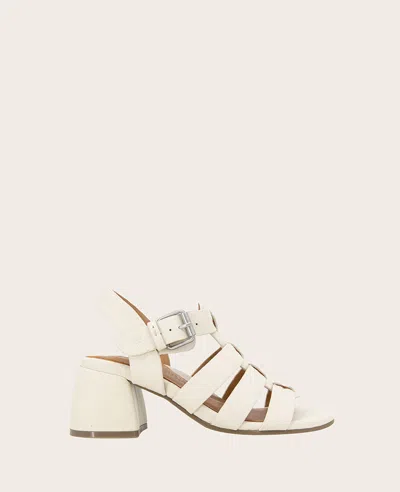 Gentle Souls - Margarite Heel Sandal In Stone Leather