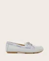 Gentle Souls - Marina Leather Boat Shoe In Ashley Blue Leather