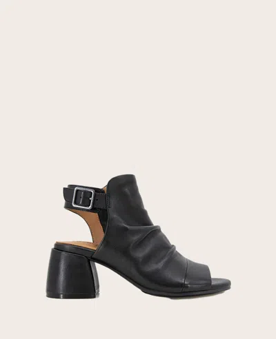 Gentle Souls - Marrion Slingback Block Heel Sandal In Black Leather