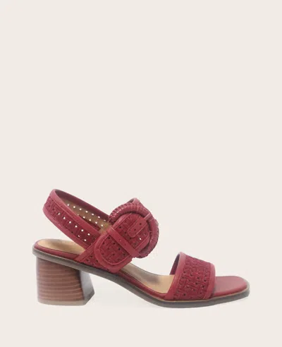 Gentle Souls Mystic Slingback Sandal In Red