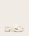 Gentle Souls - River Leather X Band Platform Sandal In Stone Leather