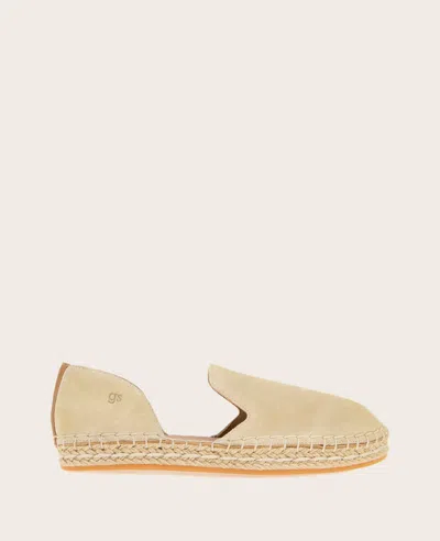 Gentle Souls - Seville Leather Espadrille In Warm Sand Leather