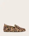 Gentle Souls - Sophie Leopard Suede Loafer In Brown