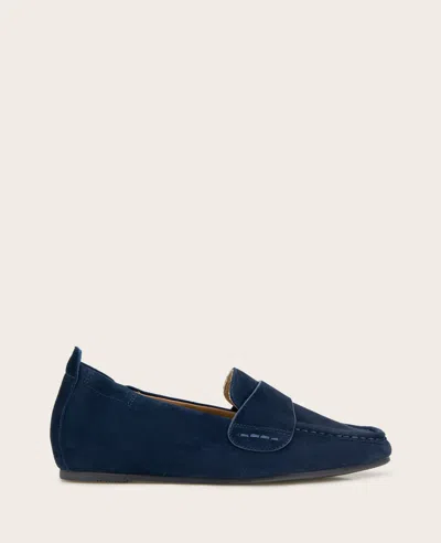 Gentle Souls - Sophie Suede Loafer In Blue