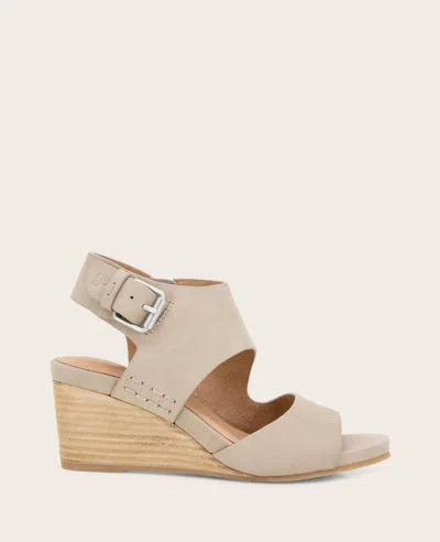 Gentle Souls - Tilly Nubuck Wedge Sandal In Brown